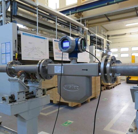 Coriolis Durchflussmesser im Einsatz