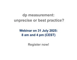 Webinar dp-based flow measurement