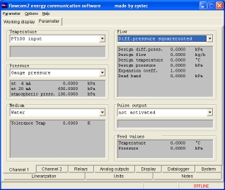 flowcom Software für Durchflussmesser